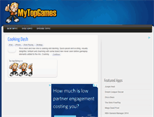 Tablet Screenshot of mytopgames.com